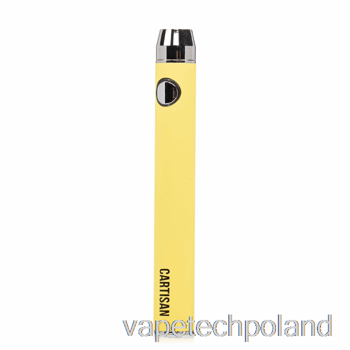 Vape Polska Carist Przycisk Vv 900 Dualcharge 510 Bateria [micro] żółta